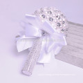 Piercing en perles de cristal en gros bouquet de mariage artificiel magnifique